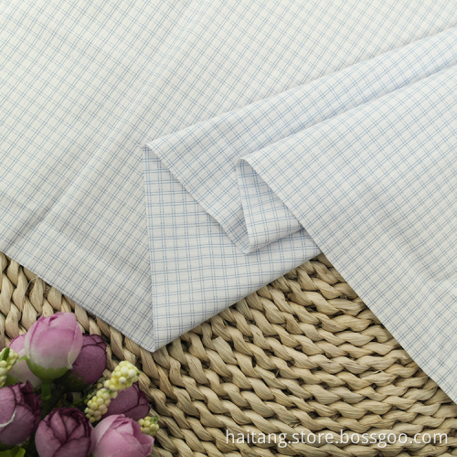 STOCK Fabric Dobby Microfiber fabric Sedate Check Fabric
